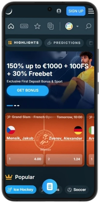 Monixbet sportweddenschappen - bet op je favoriete sport